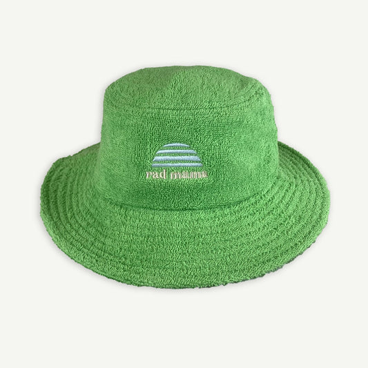 Rad Mama Terry Bucket Hat - Green Apple