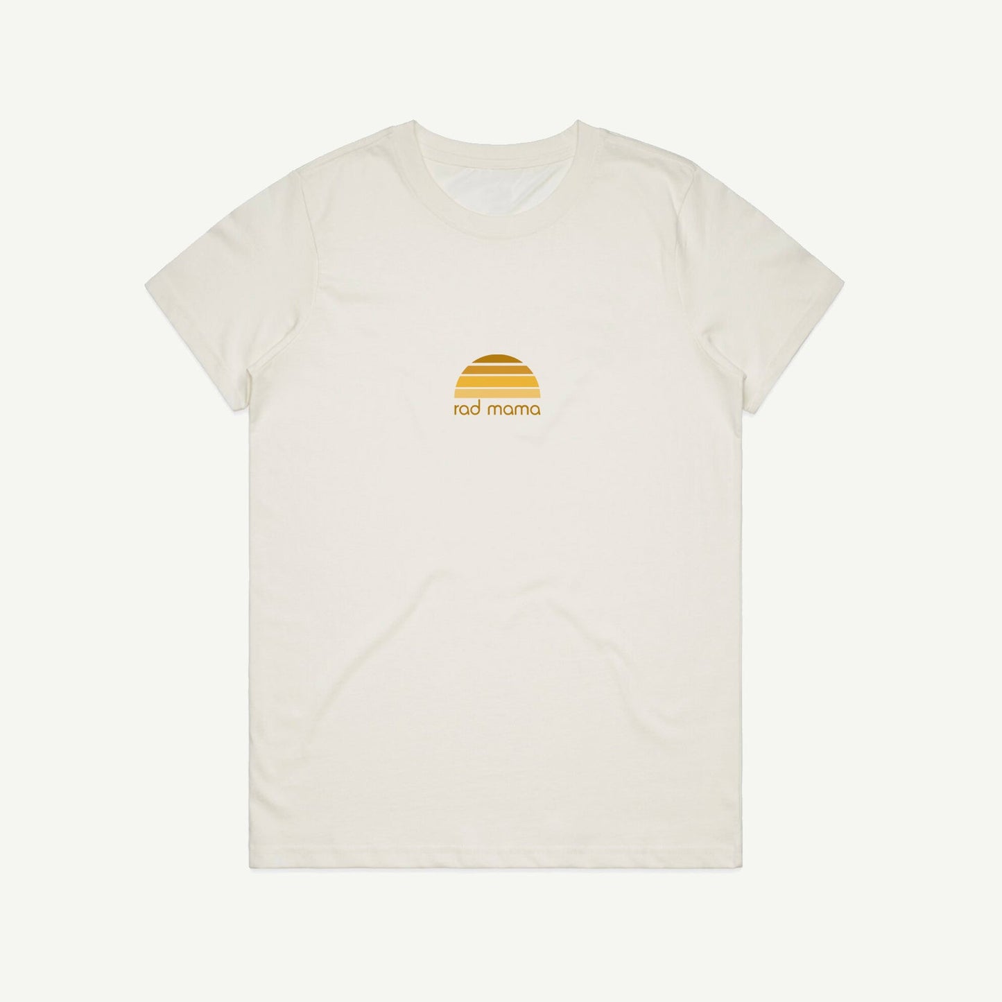 Rad Mama Classic Tee In Organic Cotton - Natural