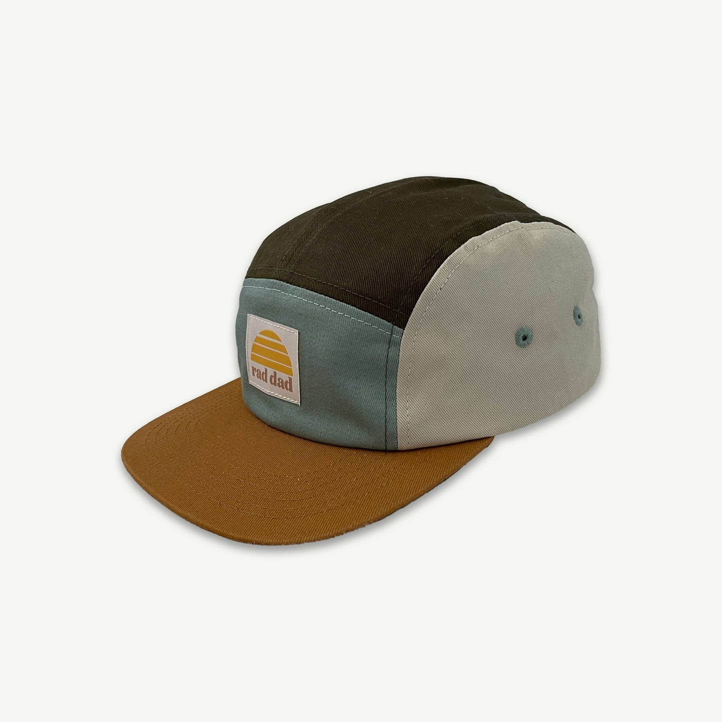 Rad Dad Spliced 5 Panel Cap - Khaki