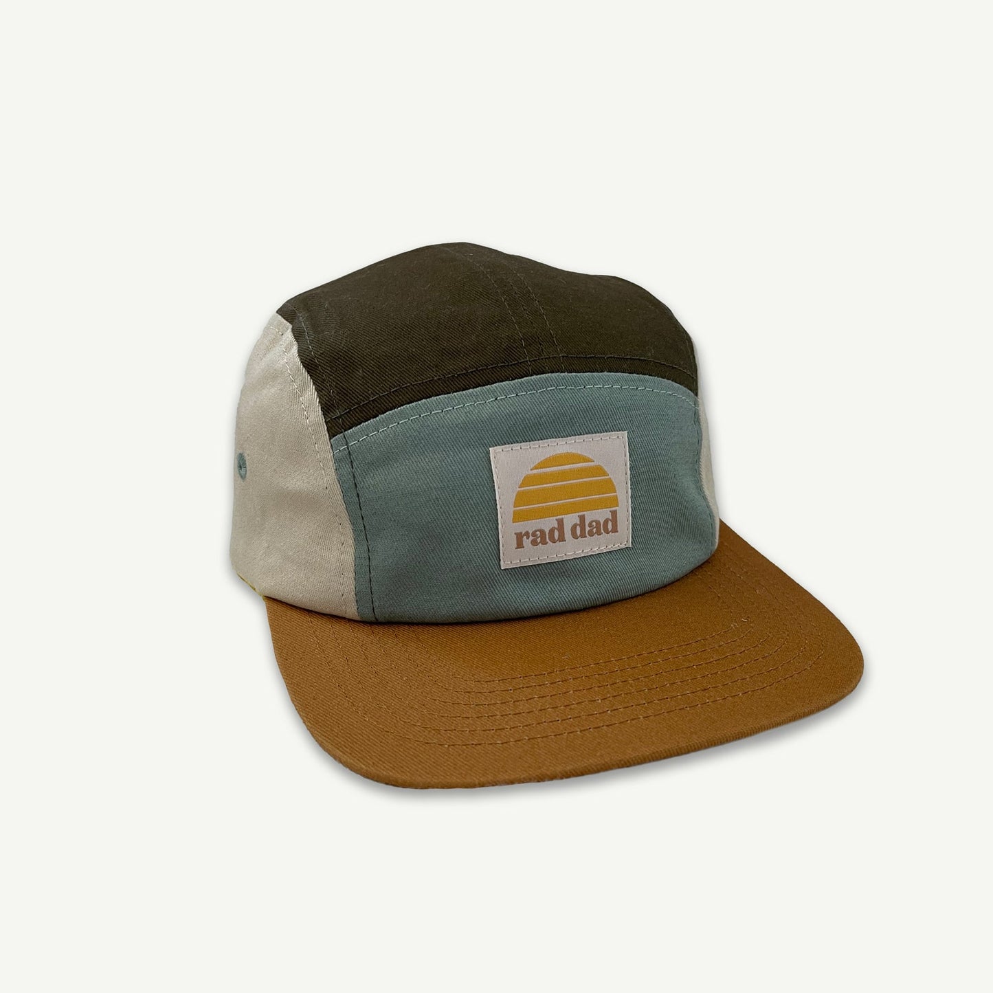 Rad Dad Spliced 5 Panel Cap - Khaki