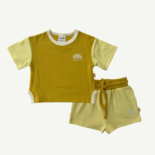 Sunkissed Splice Organic Rib Twinset