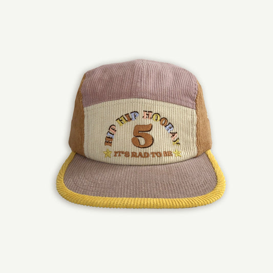 5th Birthday Cord Cap - Musk Spliced