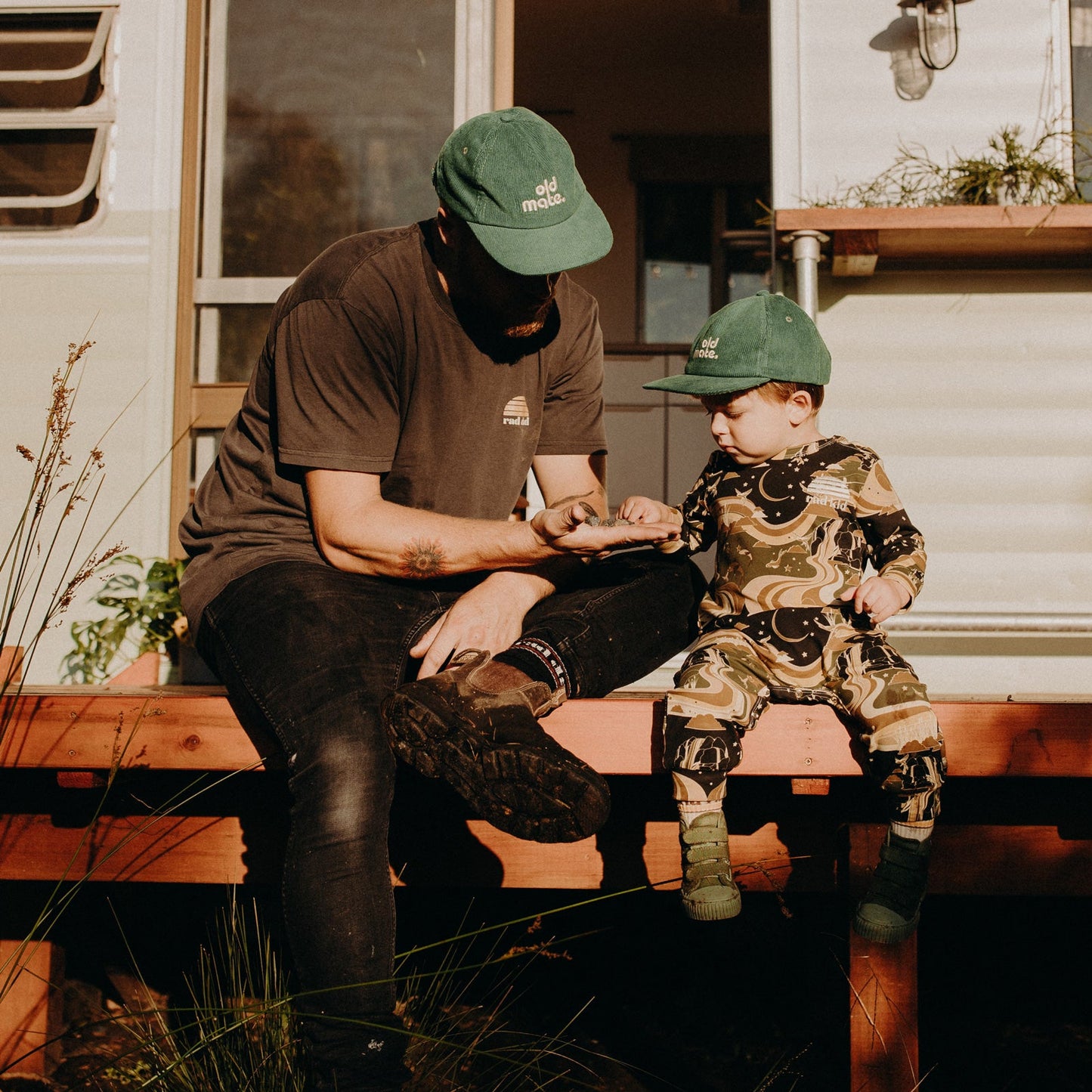 Rad Dad Tee - Washed Black