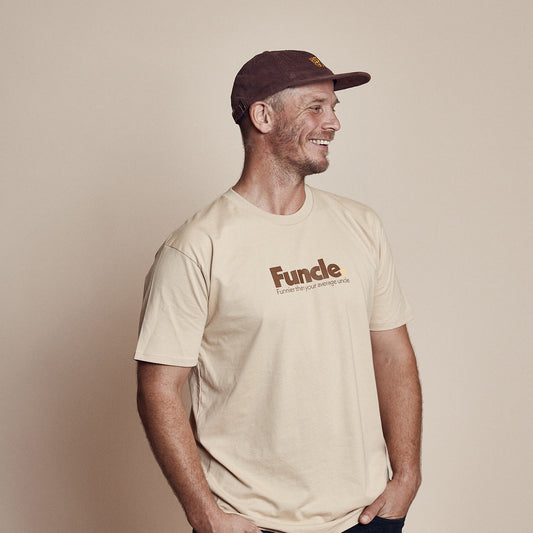 Funcle Cotton Tee - Tan