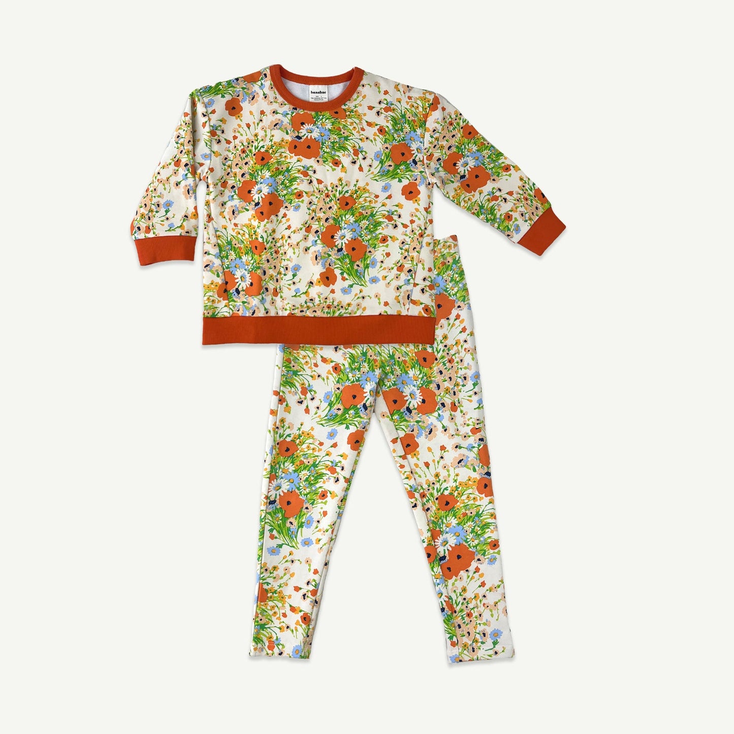 Poppy Floral Organic Cotton Twinset