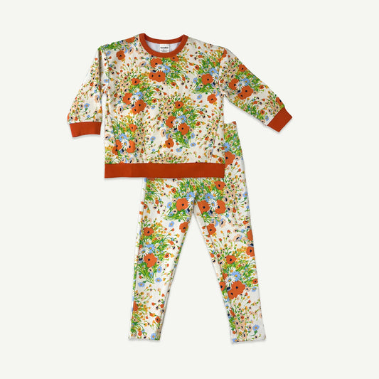 Poppy Floral Organic Cotton Twinset