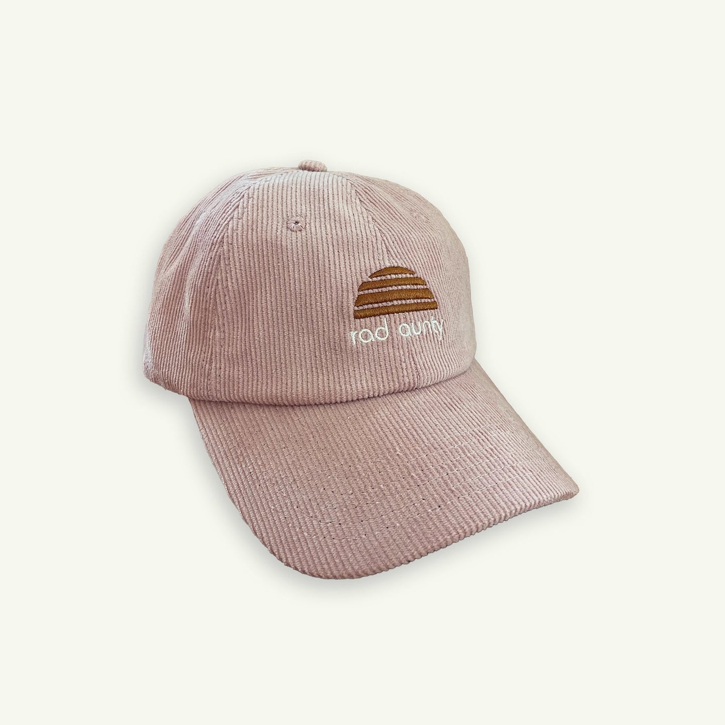 Rad Aunty Cord Cap - Mauve