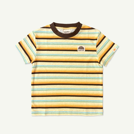 Rad Kid Brights Stripe Hemp Tee