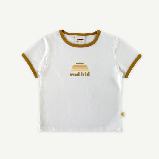 Rad Kid Classic Ringer Organic Cotton Tee