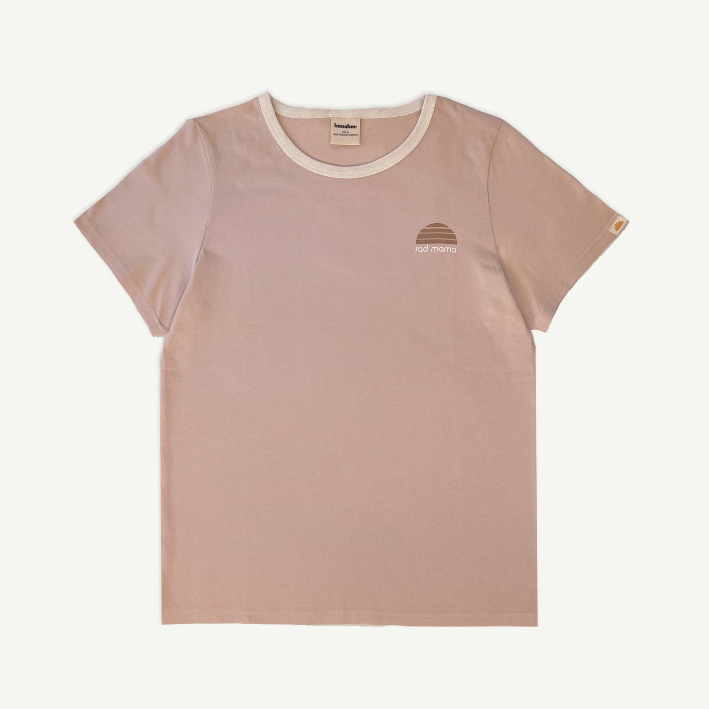 Rad Mama Mauve Ringer Tee