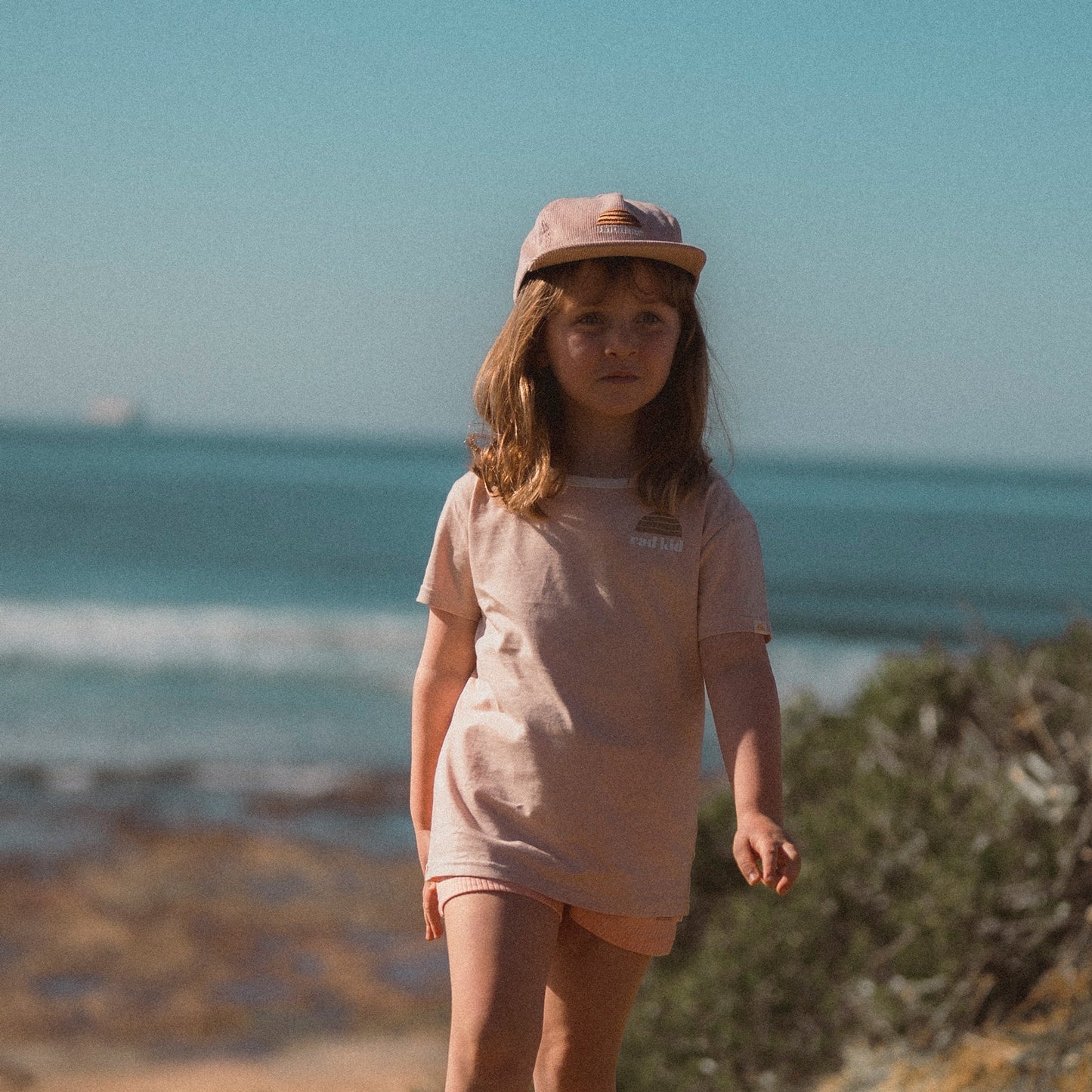 Rad Kid Mauve Ringer Tee