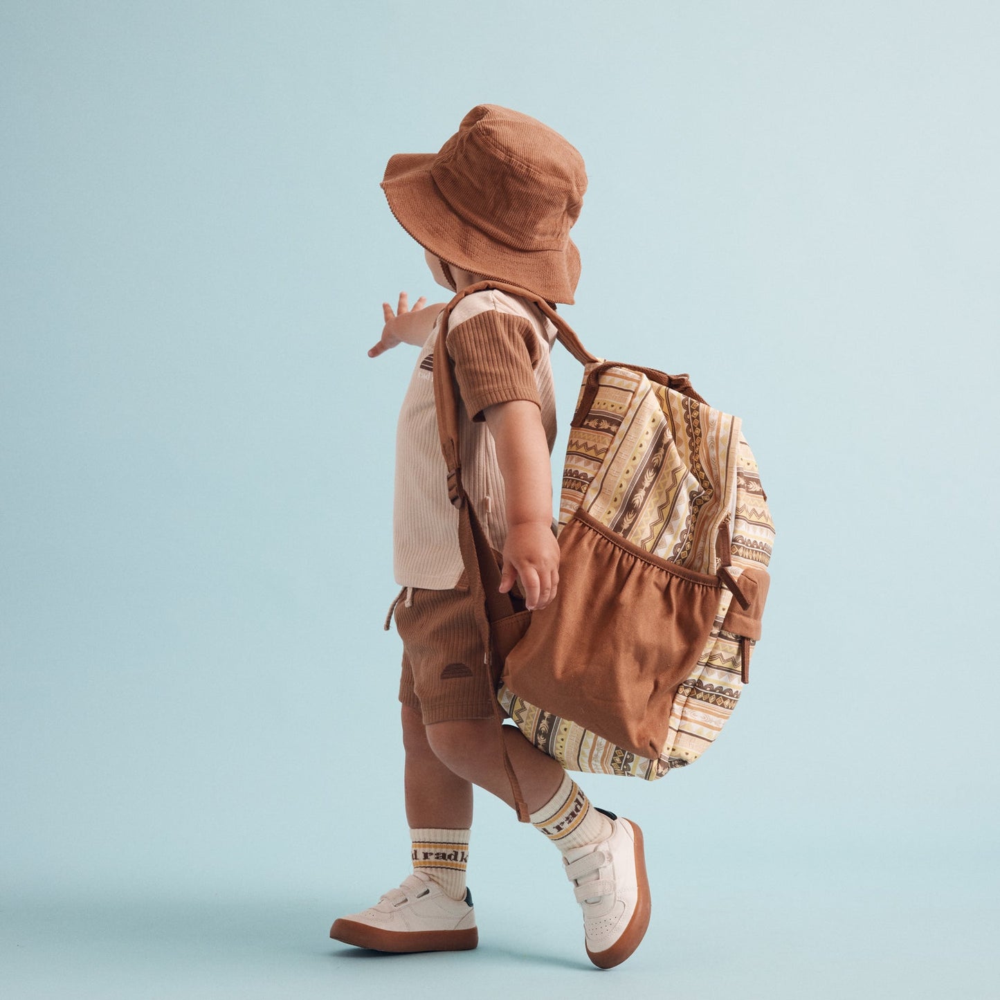 Rad Kid Cord Bucket Hat - Tan