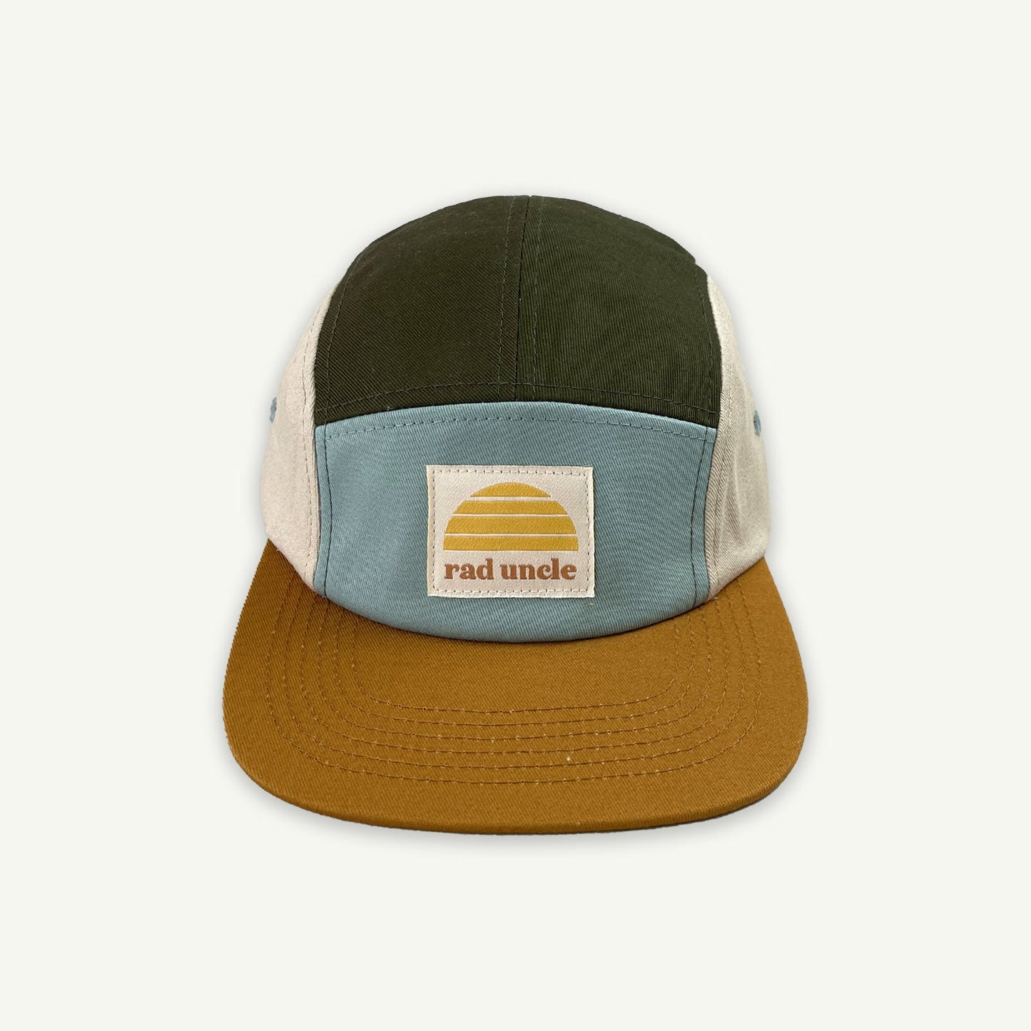 Rad Uncle Spliced Khaki Five Panel Cap