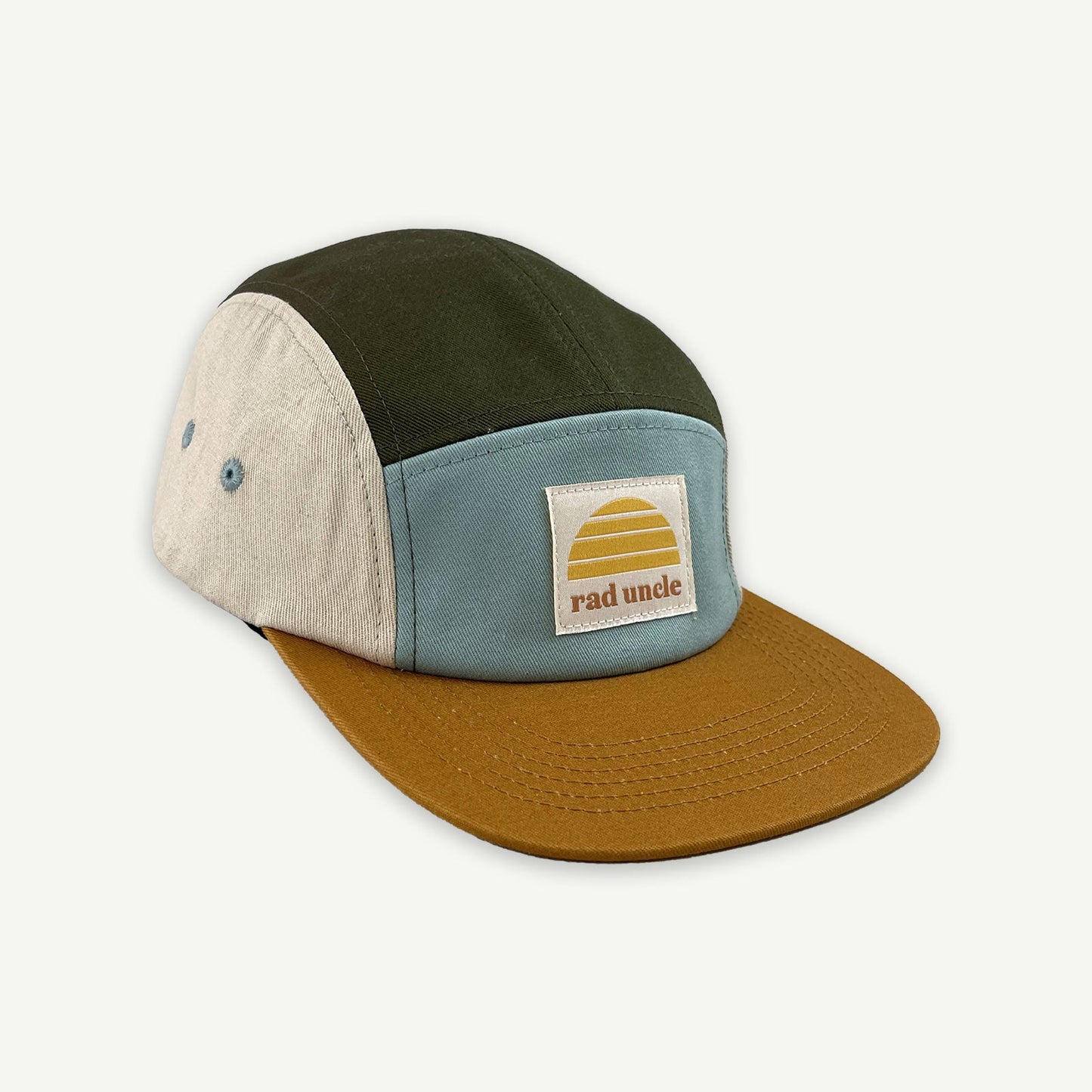 Rad Uncle Spliced Khaki Five Panel Cap