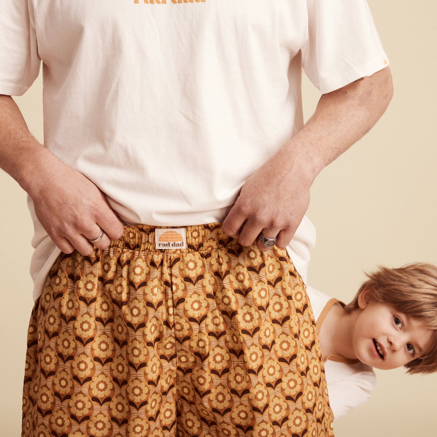 Rad Dad Stretch Organic Cotton Boxer Shorts