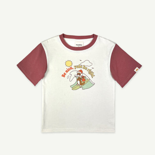 Be Nice Organic Cotton Christmas Tee - Kidsl