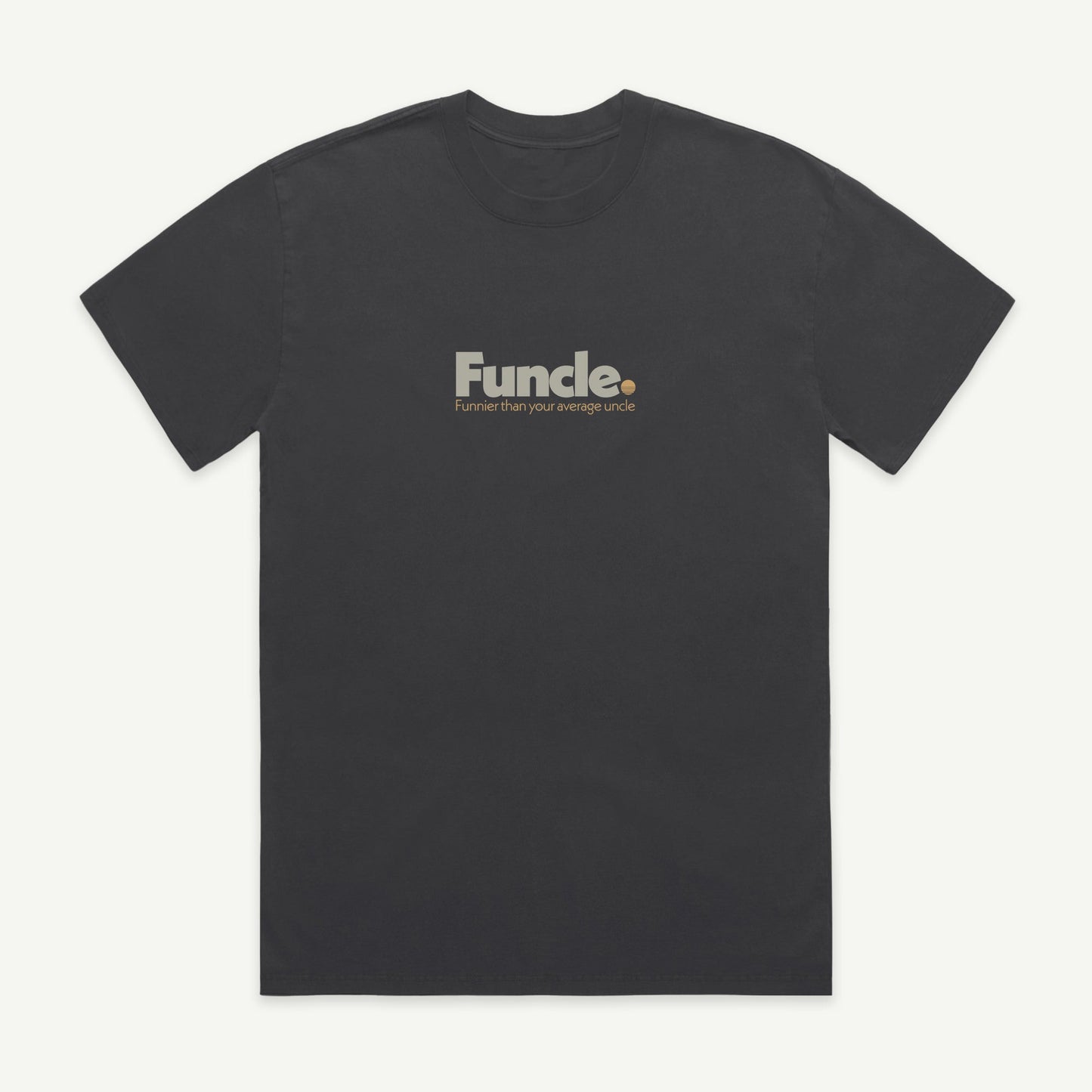 Funcle Organic Cotton Tee - Washed Black