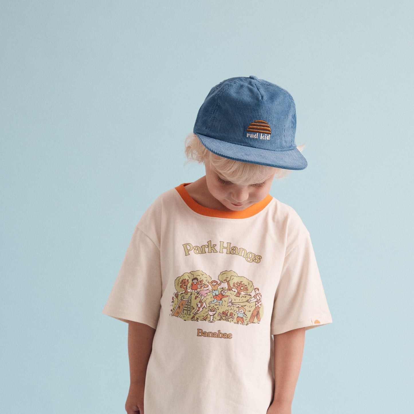 Rad Kid Cord Cap - Denim Blue