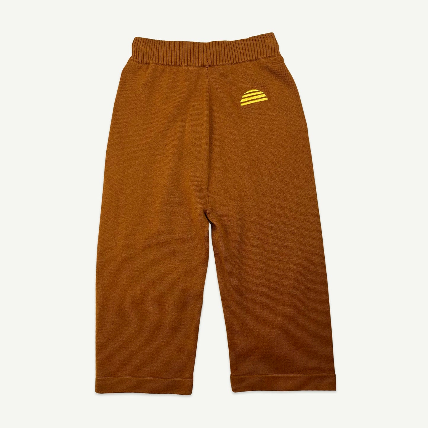 Side Stripe Organic Cotton Knit Pants - Kids