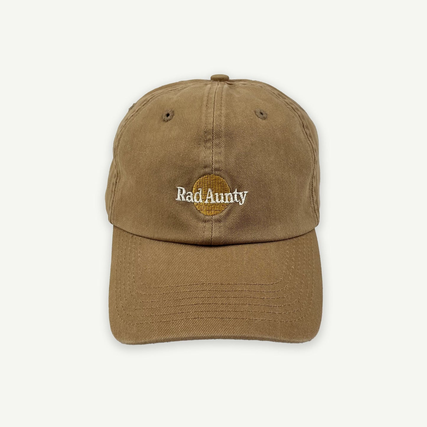 Rad Aunty Washed Baseball Cap - Desert Sand