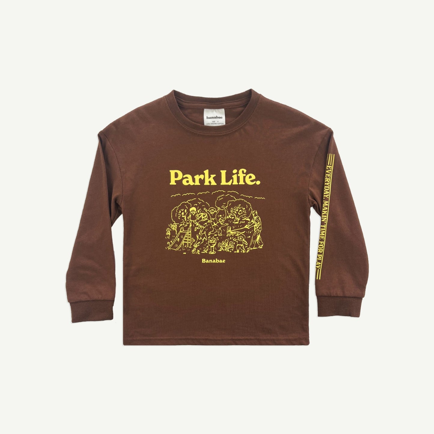 Park Life Long Sleeve Tee - Espresso