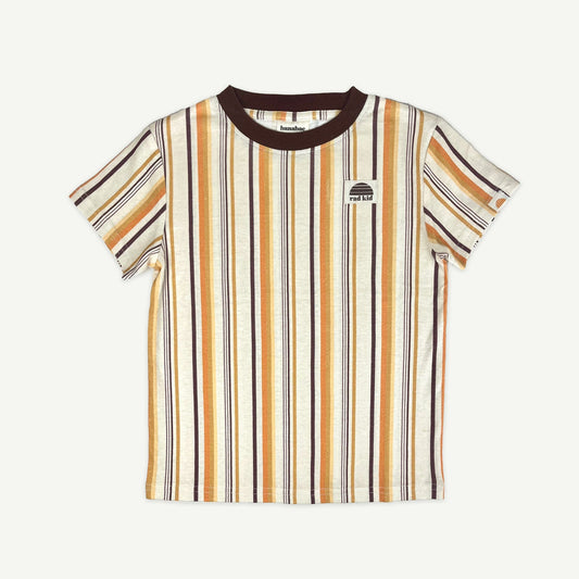 Rad Kid Vertical Stripe Hemp Tee