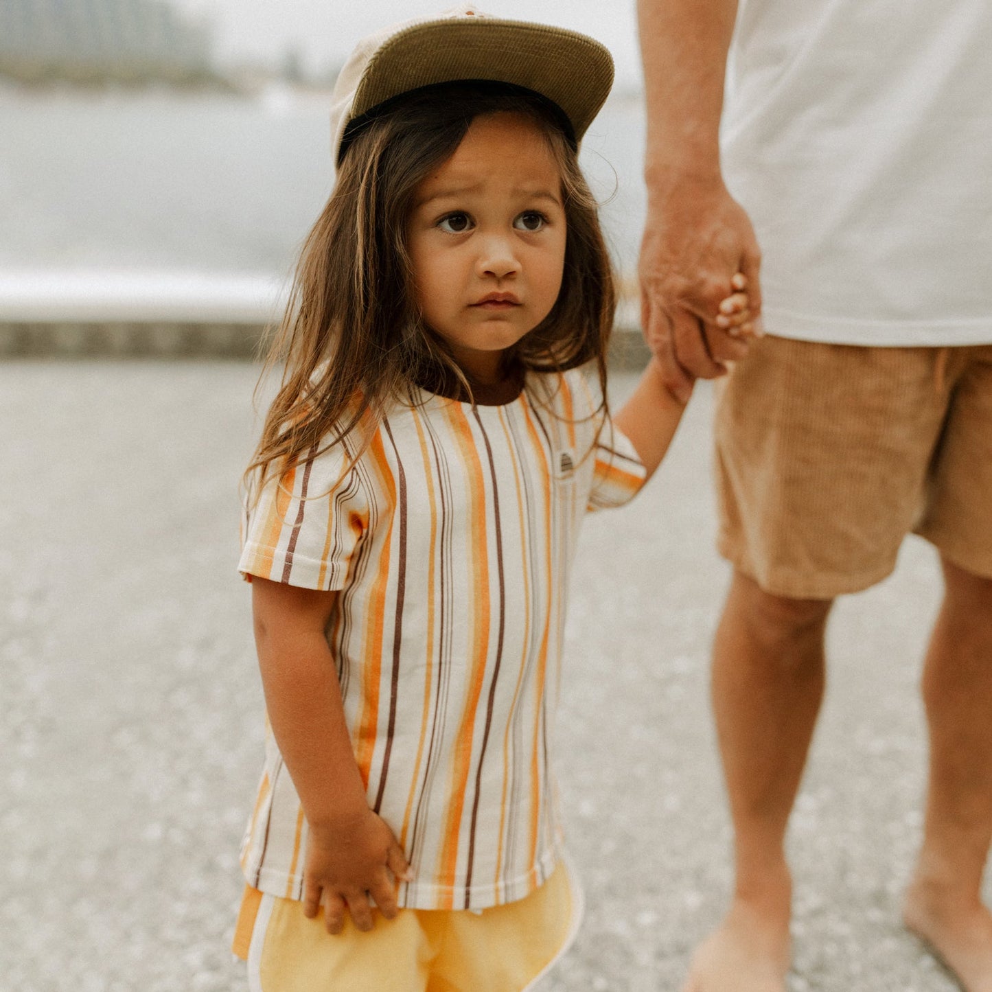 Rad Kid Vertical Stripe Hemp Tee