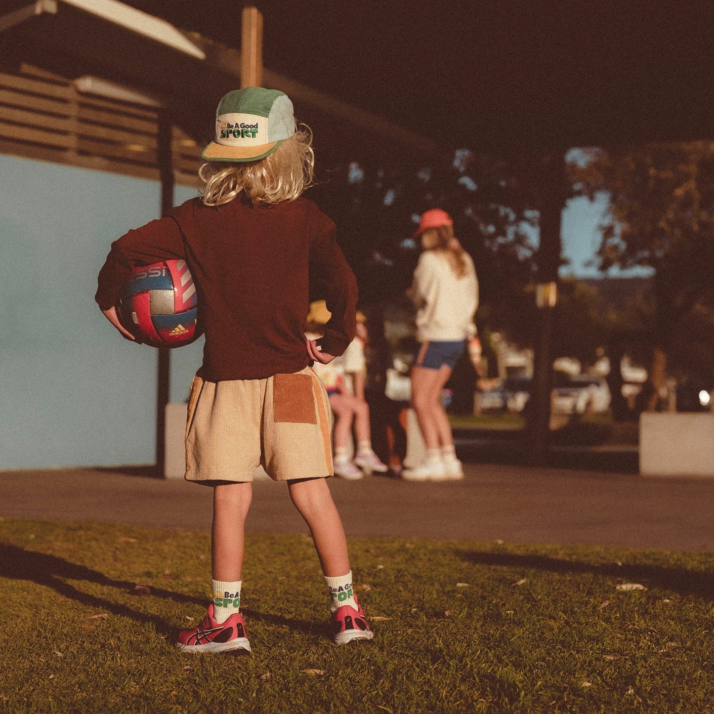 Be A Good Sport 5 Panel Cord Cap - Kids