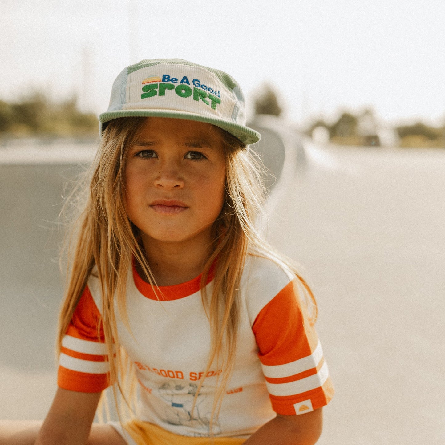 Be A Good Sport 5 Panel Cord Cap - Kids