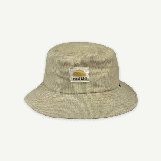 Rad Kid Cord Bucket Hat - Sand