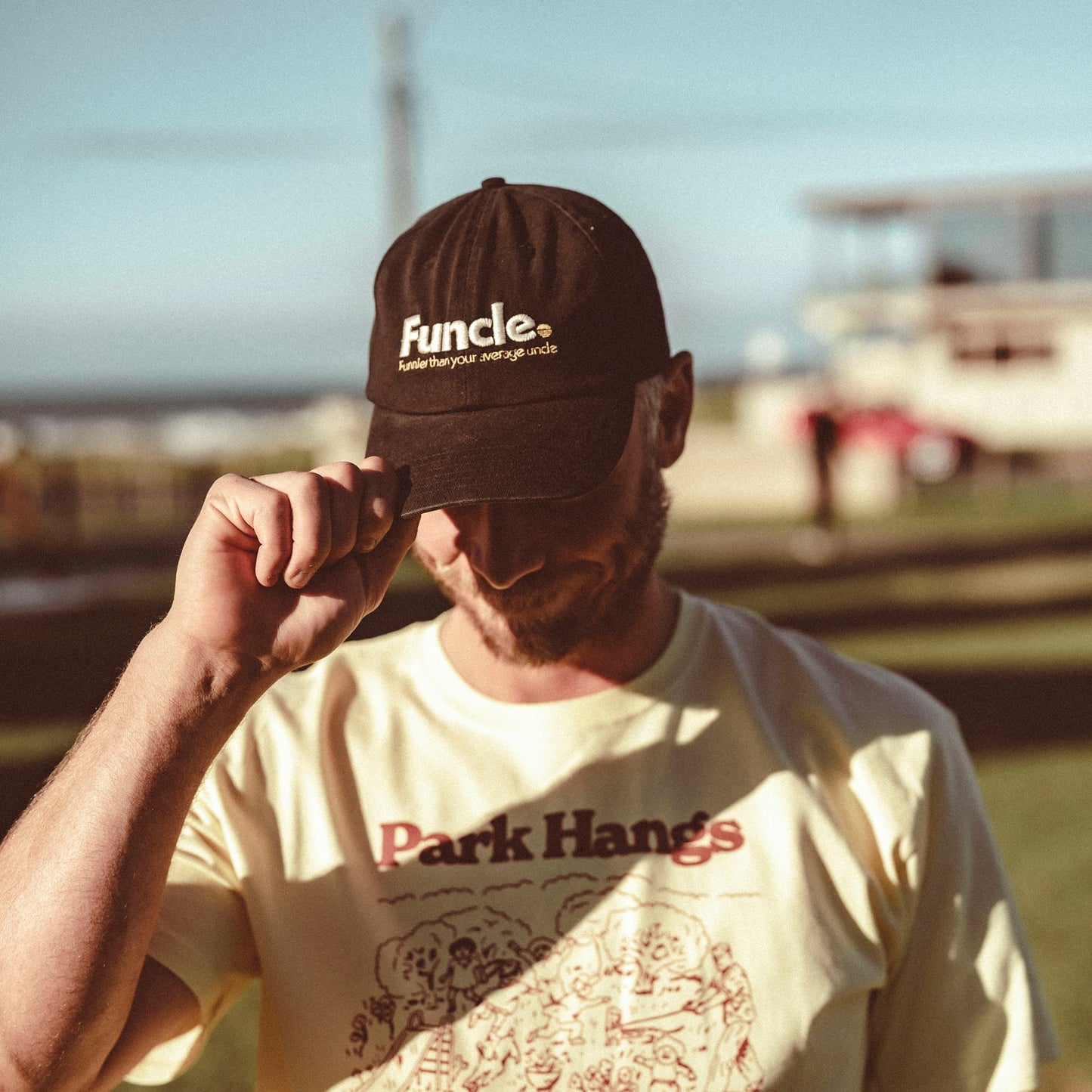 Funcle Baseball Cap - Washed Black