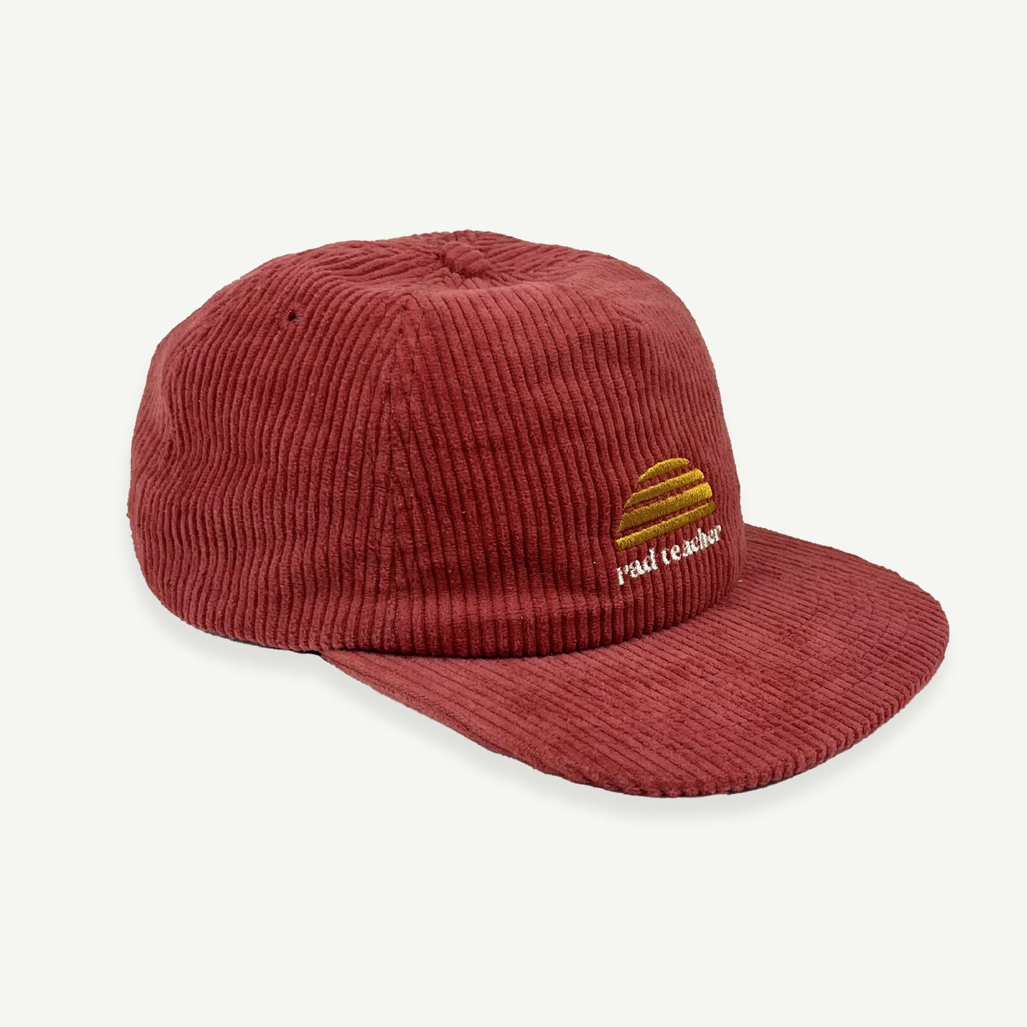 Rad Teacher Pinch Front Cap - Eco Red