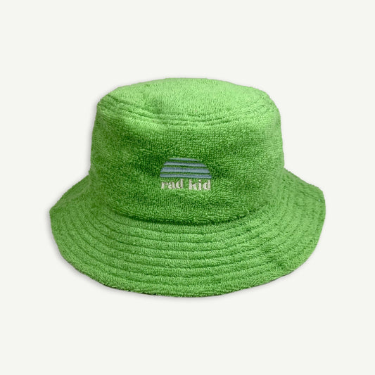 Rad Kid Terry Bucket Hat - Green Apple