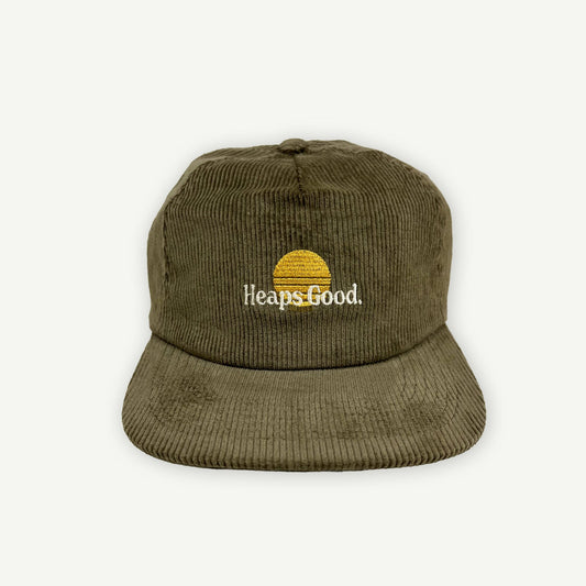 Heaps Good Cord Adult Cap - Khaki