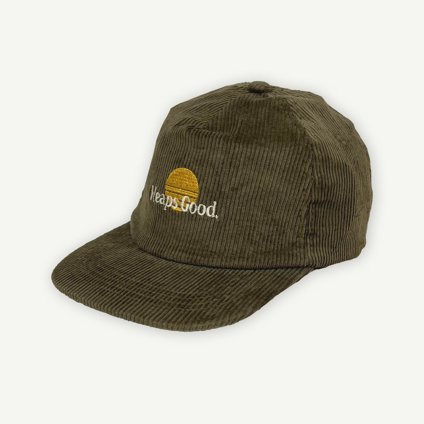 Heaps Good Kids Cord Cap - Khaki