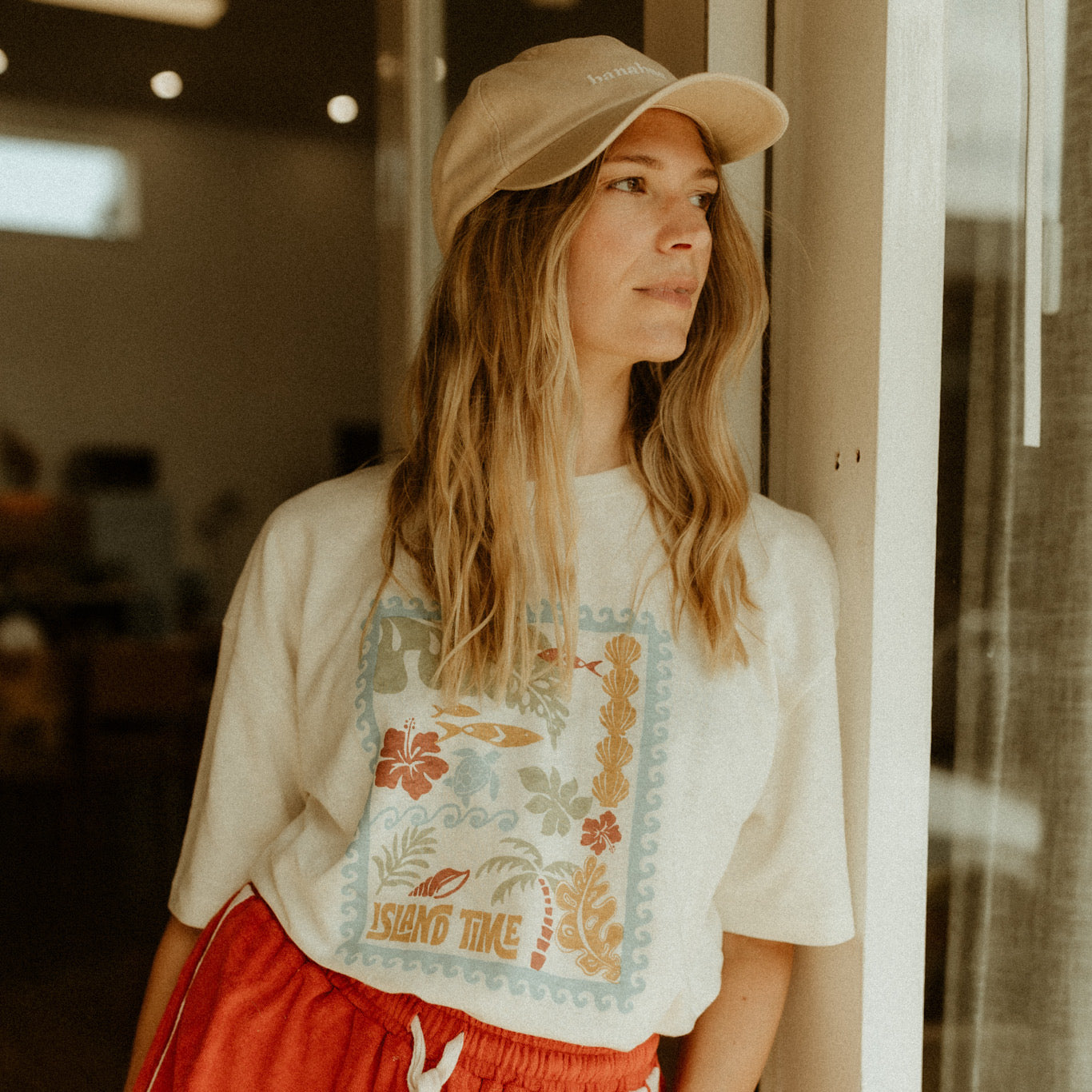 Island Time Hemp Tee - Ladies