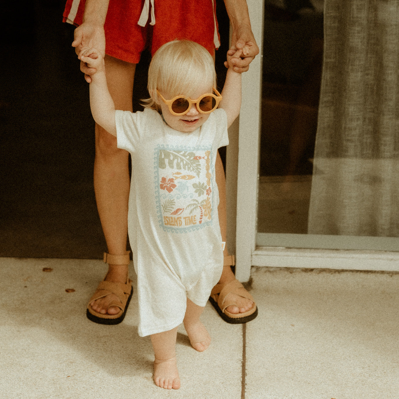 Island Time Hemp / Organic Cotton Playsuit