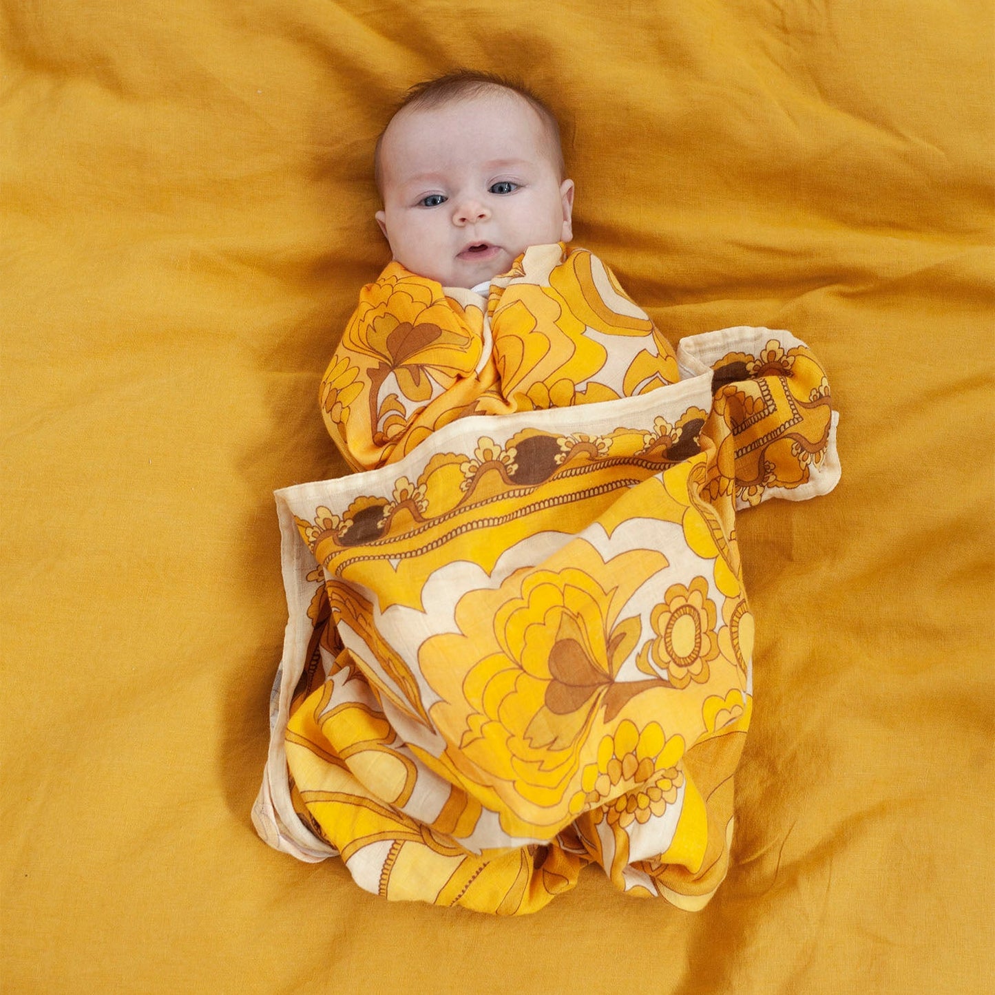 Golden Child Bamboo/Organic Cotton Swaddle