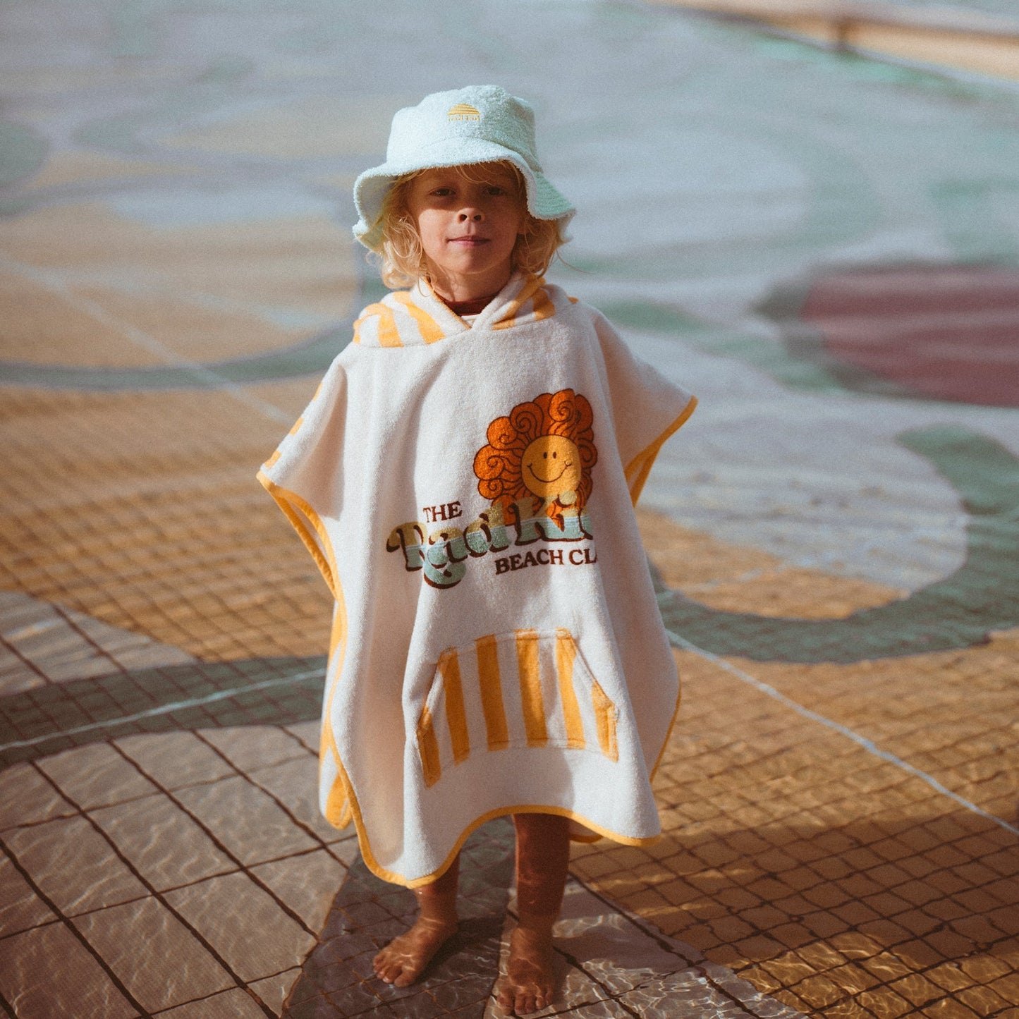 Rad Kid Beach Club Hooded Organic Cotton Towel