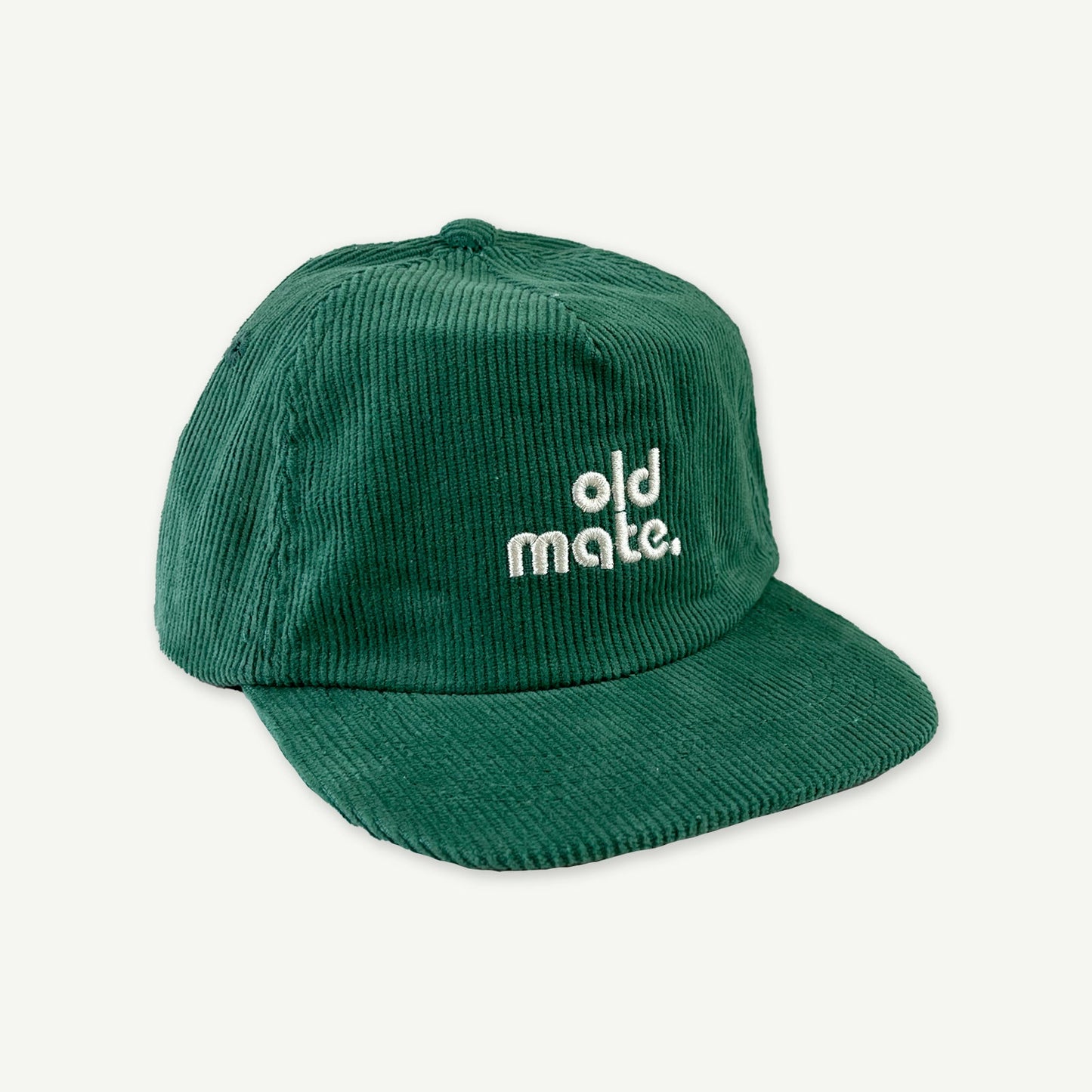 Old Mate Kids Cord Cap - Moss