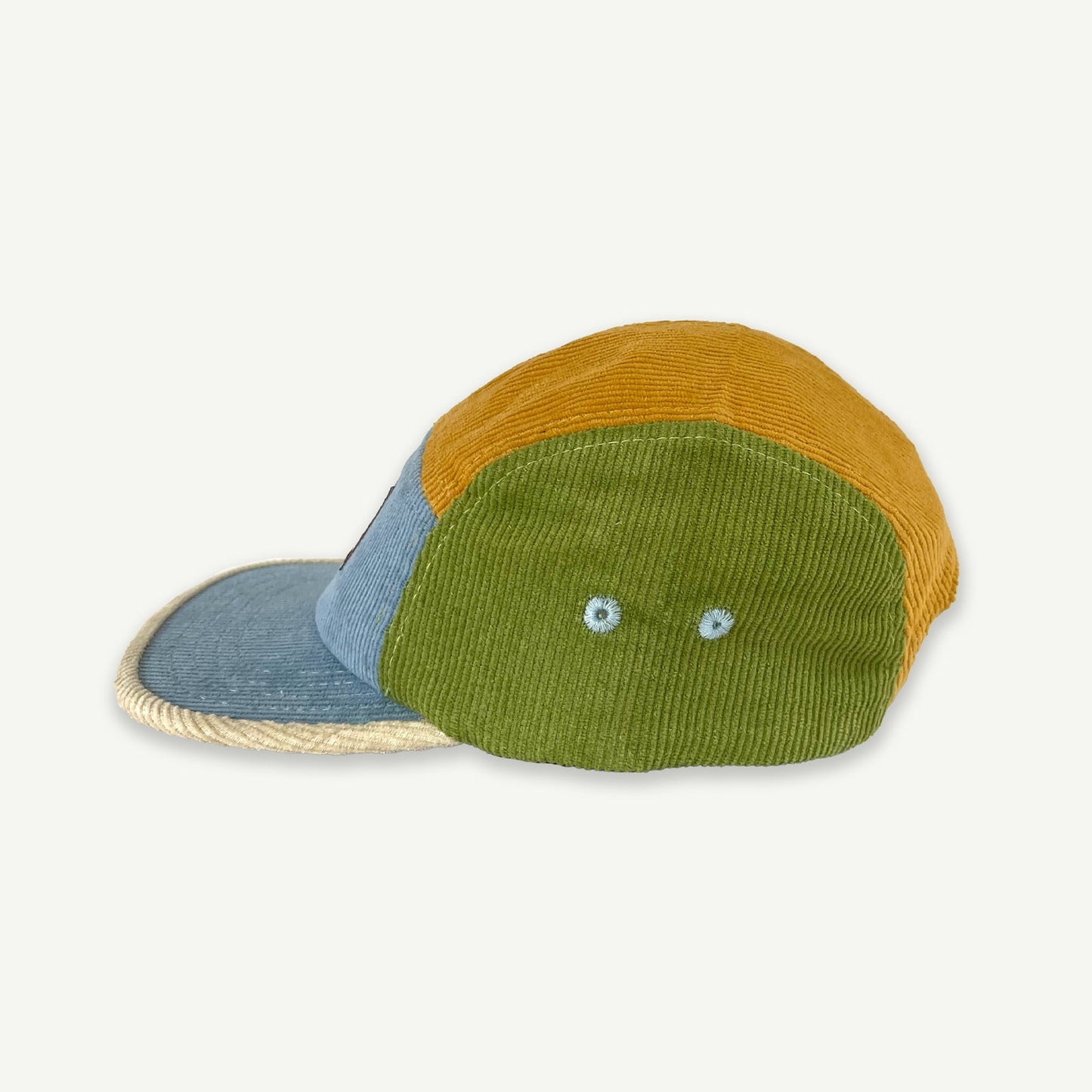 Rad Kid Spliced Cord 5 Panel Cap - Brights