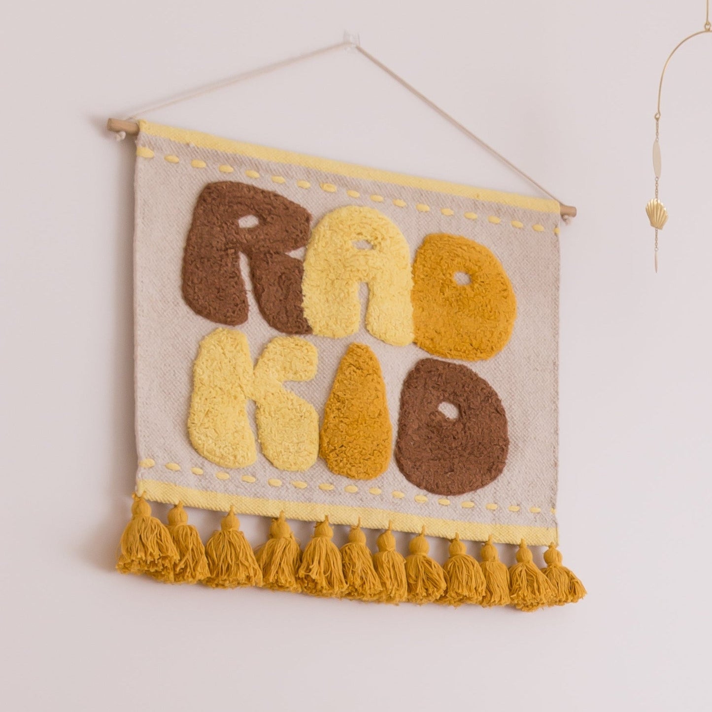 Rad Kid Tufted Wall Hanging